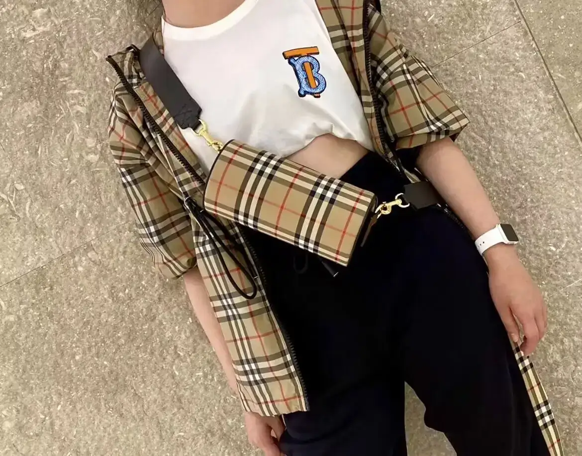 버버리 빈티지 체크 배럴 백 80580181 상세 이미지